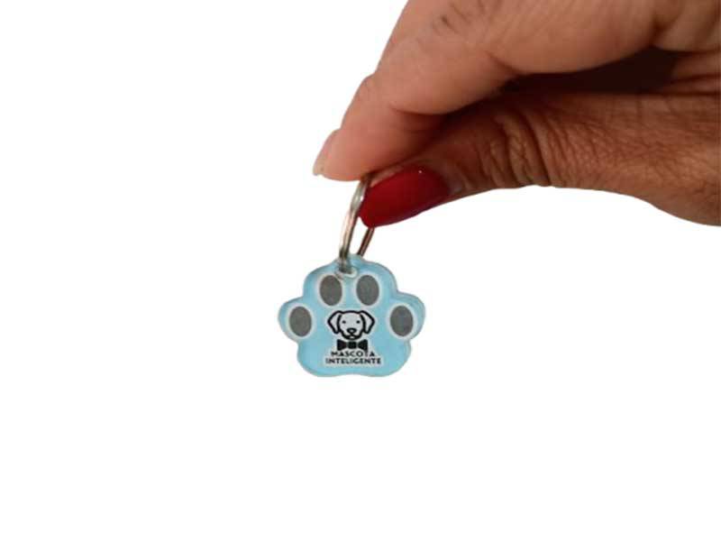 Placas QR Para Mascota Azul